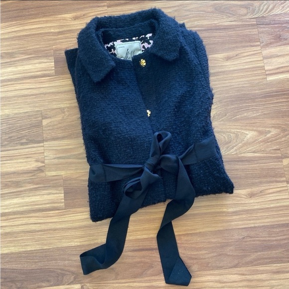 ❗️SOLD❗️Milly Knit Textured Coat - Picture 5 of 7